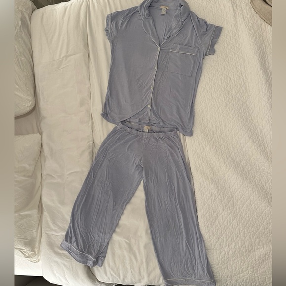 Eberjey Gisele TENCEL™ Modal Short Sleeve Cropped PJ Set - Picture 1 of 4
